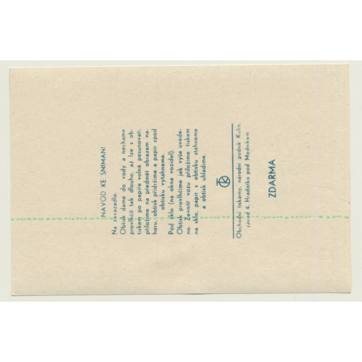 Hotel Europa - Praha / Czech Republic (Vintage Roll On Luggage Label) Prag Prague