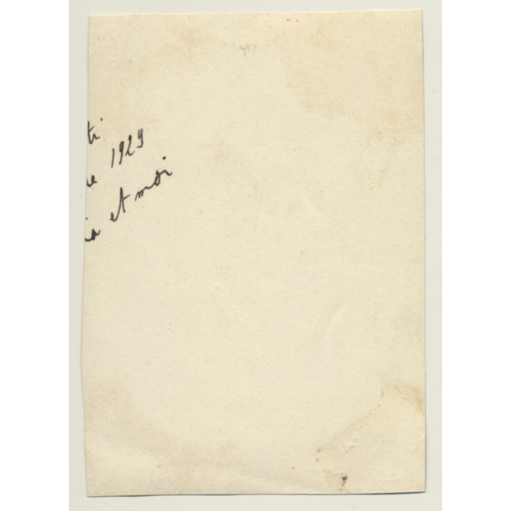 Congo-Belge: 2 Colonial Guys In Front Of House (Vintage Photo 1929)