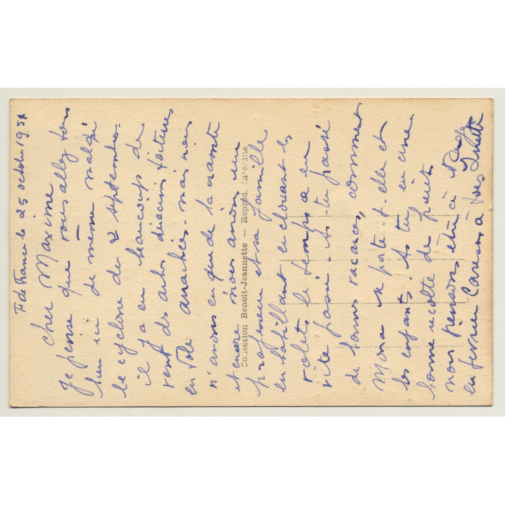 Martinique: Le Palais De Justice / Rue Ernest Renan Et Schoelcher (Vintage PC 1954)