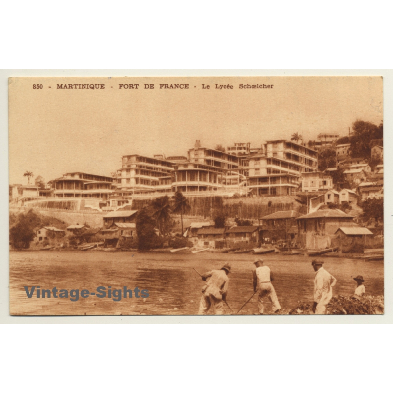 Martinique: Le Lycée Schoelcher (Vintage PC 1954)