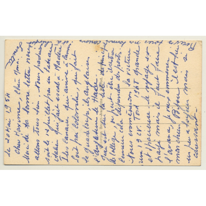 Martinique: Le Lycée Schoelcher (Vintage PC 1954)