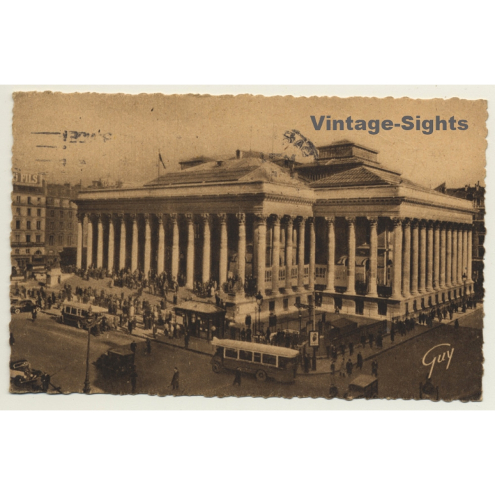 Paris / France: Bourse Des Valeurs (Vintage PC 1947)