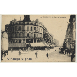Bordeaux / France: Le Cours De L'Intendance (Vintage PC 1936)