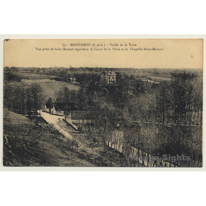 Maintenon (E.-et-L.): Vallée De La Voise - Saint Mamert - Canal (Vintage PC 1939)