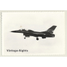 General Dynamics F-16 / Fighting Falcon Loockheed Martin (Vintage Photo ~1990s)