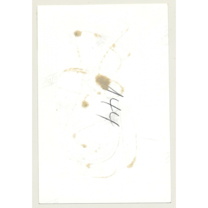 Tied Female In Fetish Lacquer Dress / Face Mask - BDSM (2nd Gen. Photo GDR ~1960s)