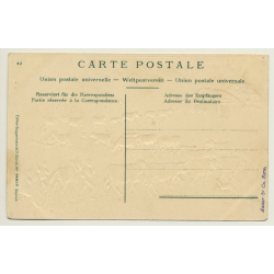 Sentum Alpe: Albfahrt / Away To The Alps - Cows (Vintage PC Litho Embossed)