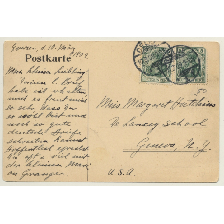 Lüneburger Heide / Germany: Bienenstand - Apiary - Rucher - Bees (Vintage PC 1909)