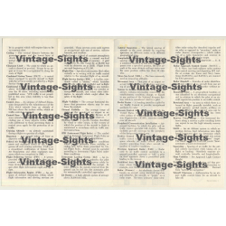 A Glossary Of Aeronautical Terms  / Federal Aviation Administration (Vintage Paper ~1960s)