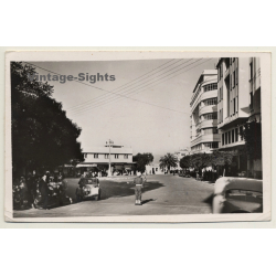 Tanger / Morocco: Place De France En Ville Nouvelle / Flic (Vintage RPPC 1950)