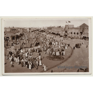 Place Djemma El Fna *2 - Base Aérienne De Marrakech (Vintage RPPC 1941)