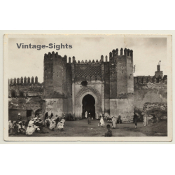 Fes El Bali: Kasba Filala - École De Pilotage & Base Aérienne (Vintage RPPC 1942)