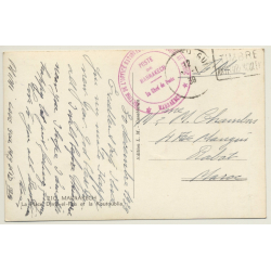 Marrakesh: Place Djma El Fna & Koutoublia / L'Office National Maroc (Vintage RPPC 1939)