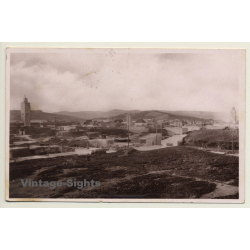 Taza: Vue Générale Ville Arabe / Direction Des Transmission (Vintage RPPC 1938)