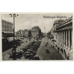 Bordeaux: Place De La Comédie / 21 Escadre Bombard.Lourd (Vintage RPPC 1947)
