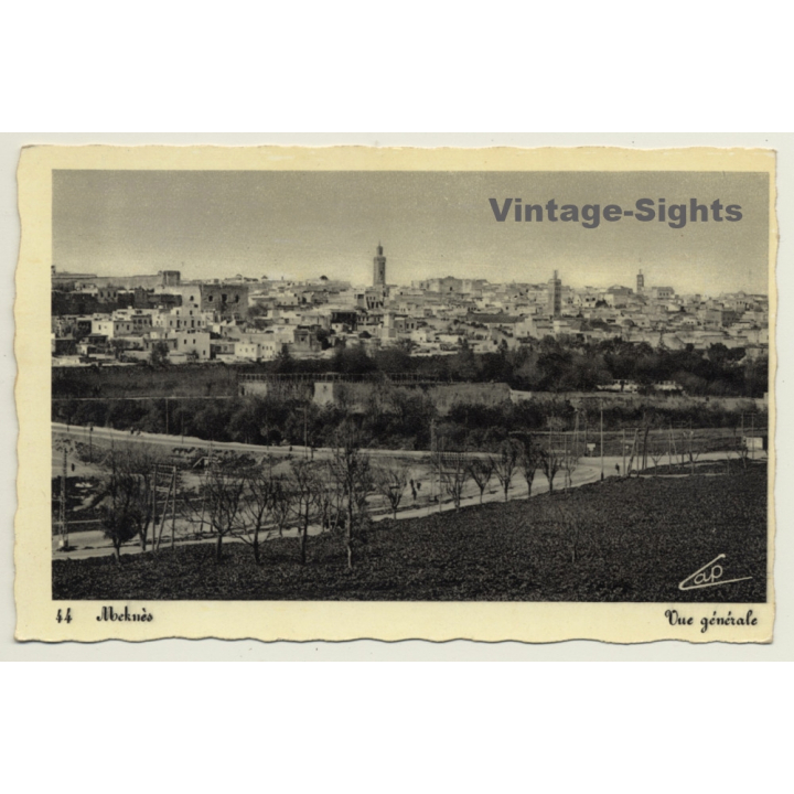Meknès: Vue Générale - Escadre Aérienne (Vintage PC 1938)