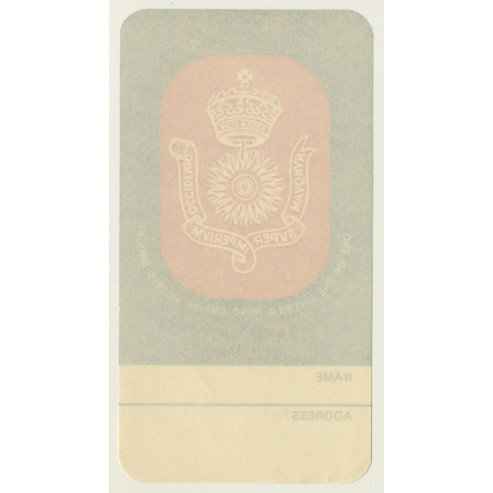 Bailey's Hotel - London / England (Vintage Luggage Label)