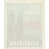 Heidelberg / Germany: Hotel Europa (Vintage Luggage Label 60s/70s)