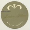United Kingdom: London Hilton - Park Lane (Vintage Luggage Label)