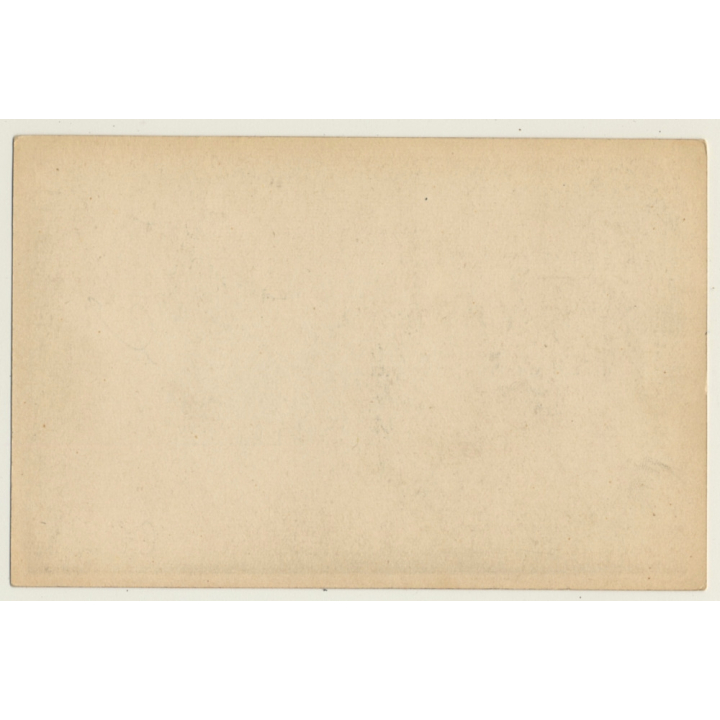 French Nude At Side Table / Boudoir - Waterwave (Vintage PC ~1900s)