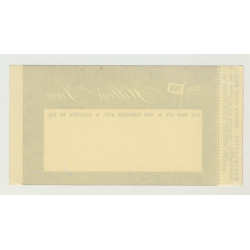 The Hilton Inn - Atlanta / USA (Vintage Postal Label)