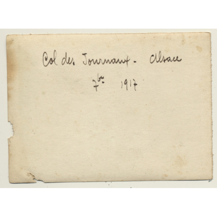 Col Des Journaux / Alsace: Barrière Anti-Char - WW1 (Vintage Photo 1917)