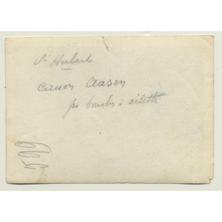 Saint-Hubert: Soldat & Canon Aasen 86mm WW1 (Vintage Photo 1917)