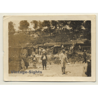 Verdun: Fort Vaux - Soldats WW1 (Vintage Photo ~1910s)