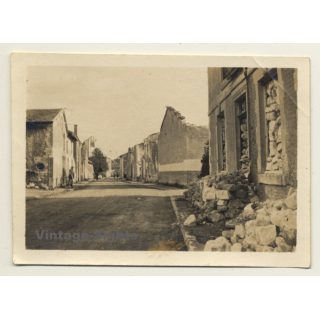 Saint-Hilaire-Le-Grand: Après Bombardement WW1 (Vintage Photo ~1910s)