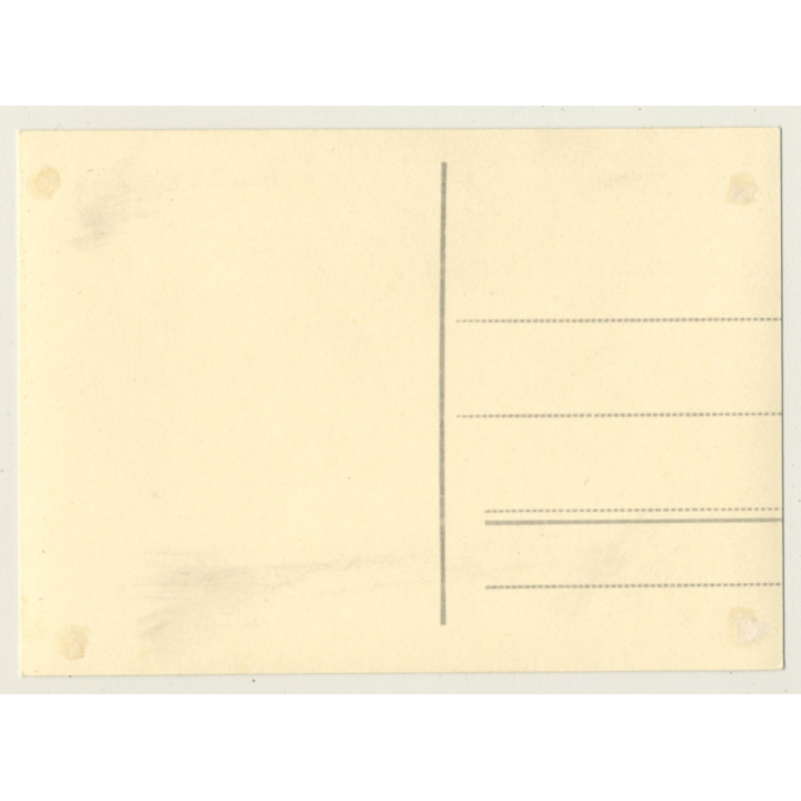 Elegant Nude Woman Kneels On Cloth / Wine Jug (Vintage RPPC ~1950s)