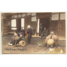 Japan: Rice Farmers / Mino - Sugegasa 菅笠 (Vintage Hand Tinted PC ~1910s)
