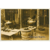 Japan: Street Merchant Sells Hot Water & Shoes (Vintage RPPC)