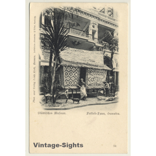 Bremen: Battak Haus, Sumatra / Human Zoo (Vintage PC 1898)