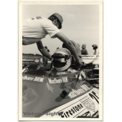 Nivelles-Baulers GP: Howden Ganley In His Marlboro BRM P160 (Vintage Photo 1972)