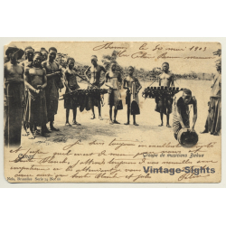 Congo Belge: Groupe De Musiciens Bakua / Ethnic (Vintage PC 1903)