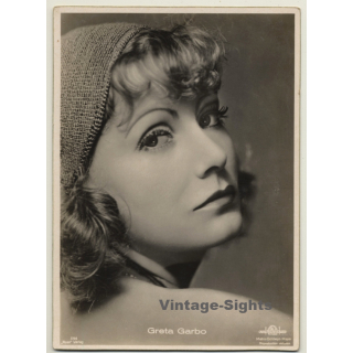 Greta Garbo - Ross Verlag 596 / MGM (Vintage Luxury RPPC ~1930s)