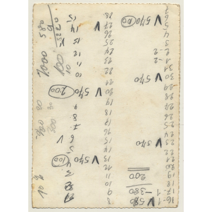 Brussels: Big Four Shooting Gallery / Self Portrait *4 (Vintage Photo 1946)