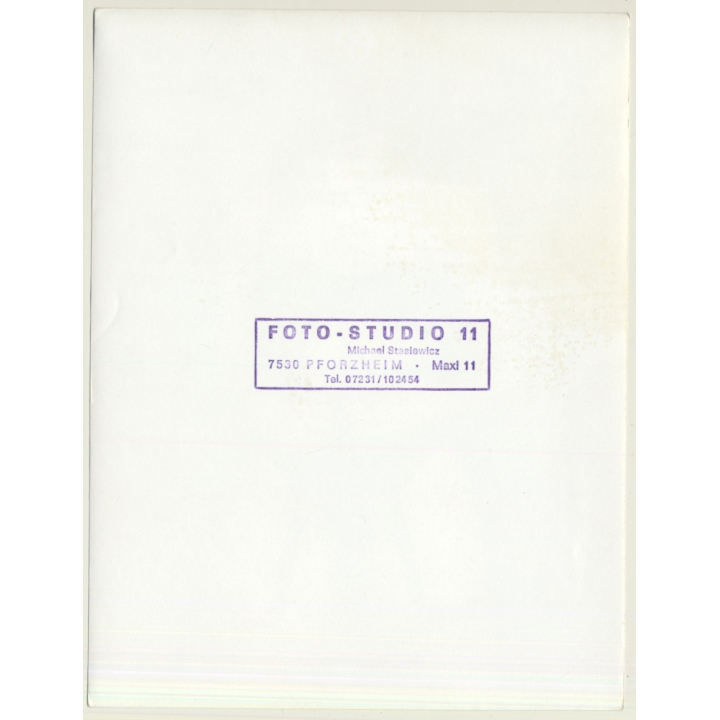 Darkskinned Nude Woman On Faux Fur / Fishnets (Vintage Photo: Stasiewicz ~1960s)