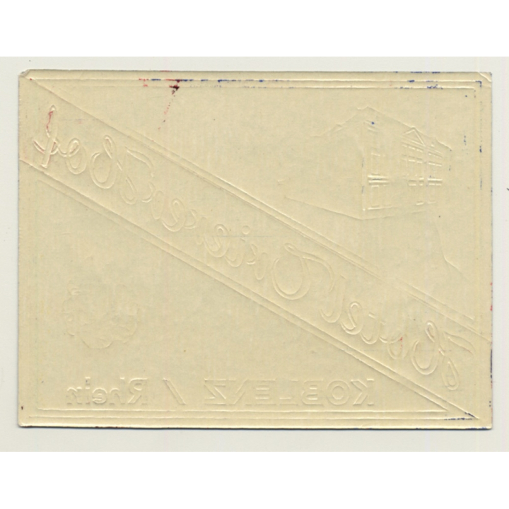 Koblenz / Germany: Hotel Trierer Hof (Vintage Luggage Label)