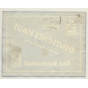 Bad Reichenhall / Germany: Hotel Deutsches Haus - Löwenbräu (Vintage Luggage Label)
