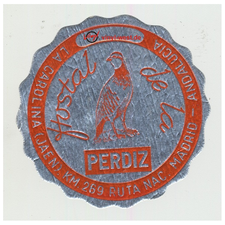 Hostal De La Perdiz - La Carolina (Jaen) / Spain (Vintage Luggage Label)