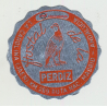 Hostal De La Perdiz - La Carolina (Jaen) / Spain (Vintage Luggage Label)