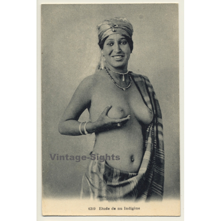 Maghreb: Etude De Nu Indigène / Nude - Ethnic (Vintage PC ~1910s/1920s)