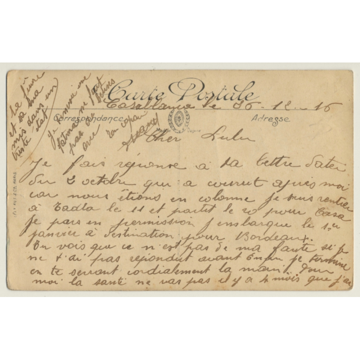 Maghreb: Jeune Mauresque / Nude - Ethnic (Vintage PC 1916)