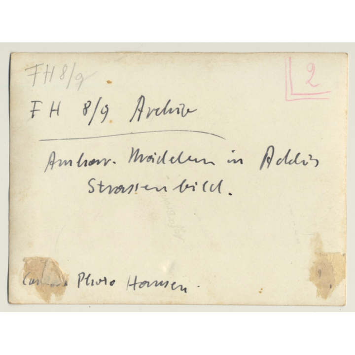 Addis Ababa / Ethiopia: Sweet Street Children (Vintage Photo 1936)