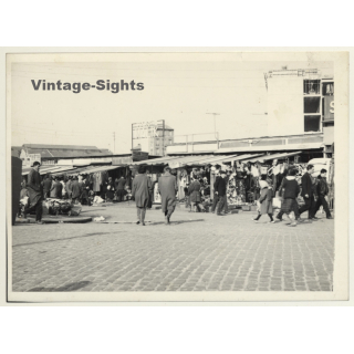 Paris / France: Le Marché Malik à Saint-Ouen (Vintage Photo ~1960)