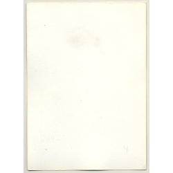 Blonde Semi Nude In Blouse / Breast Flash (Vintage Photo GDR 1980s)