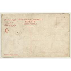 Egypt: Fille Egyptienne / Water Jar - Nude - Ethnic (Vintage PC ~1900s/1910s)