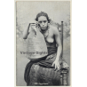 Egypt: Fille Egyptienne *2 / Water Jar - Nude - Ethnic (Vintage PC ~1900s/1910s)