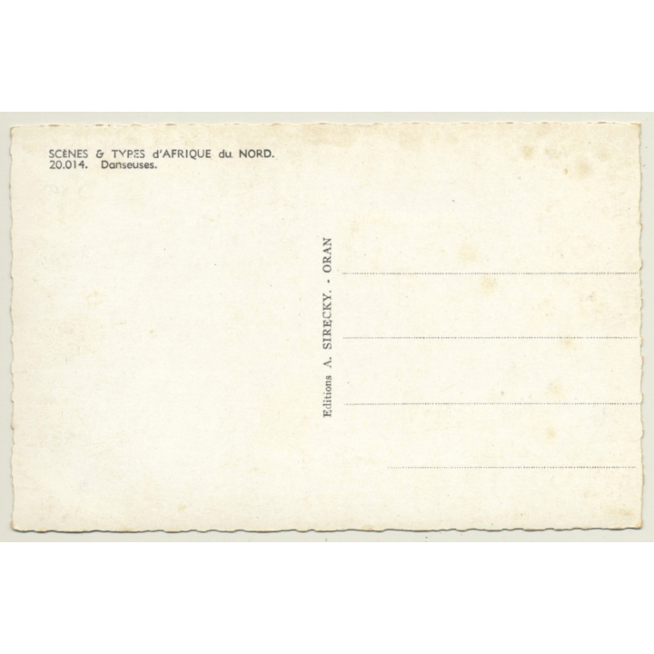 Maghreb: Danseuses / Berber - Nude - Ethnic (Vintage PC Sirecky)